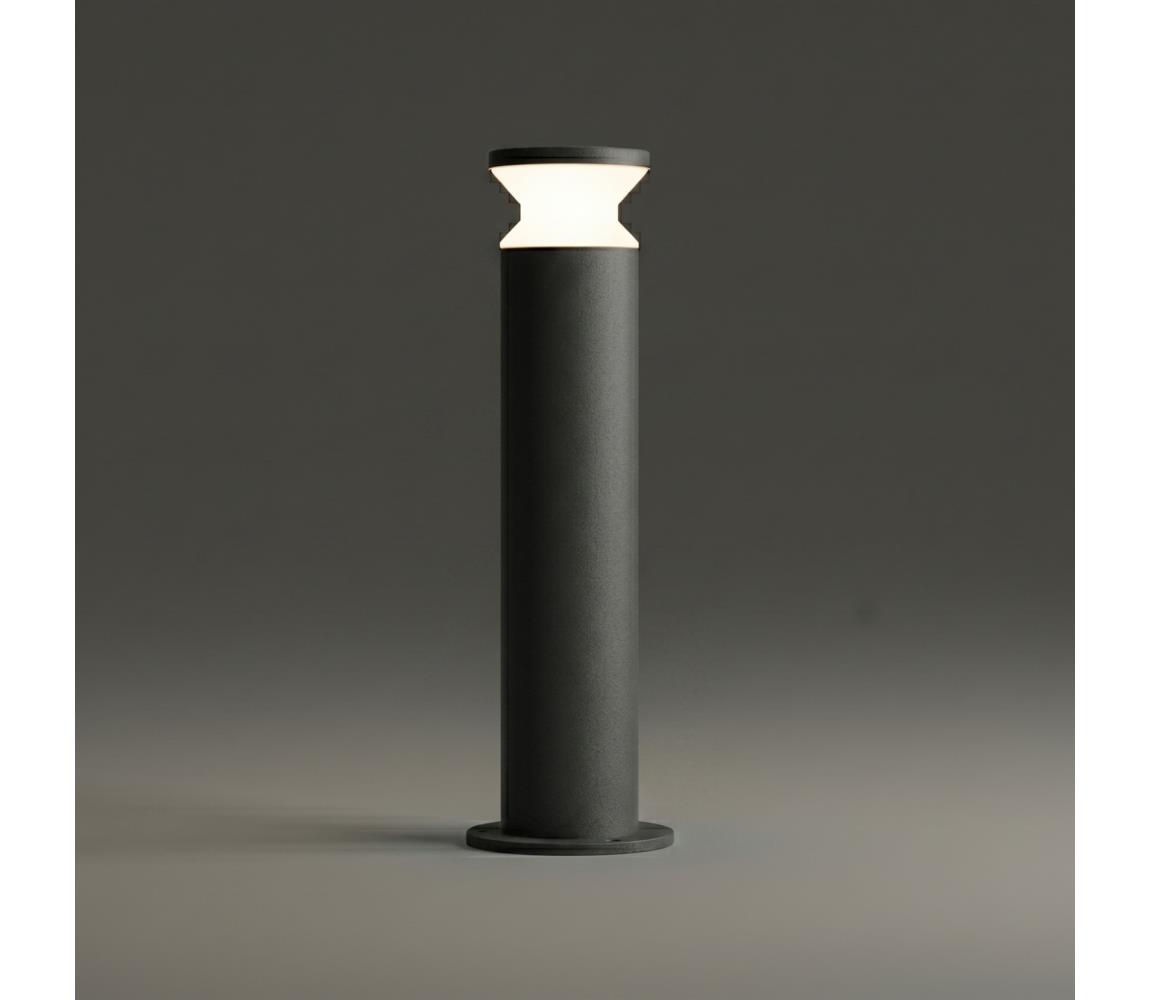 Ideal Lux - Venkovní lampa TORRE 1xE27/15W/230V 60 cm IP65 antracit 162492