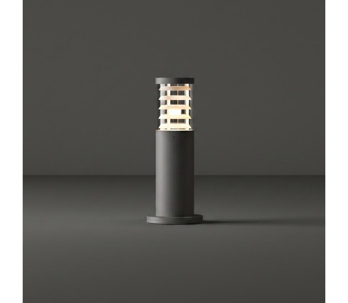 Ideal Lux - Venkovní lampa TRONCO 1xE27/42W/230V 40 cm IP65 antracit 248257