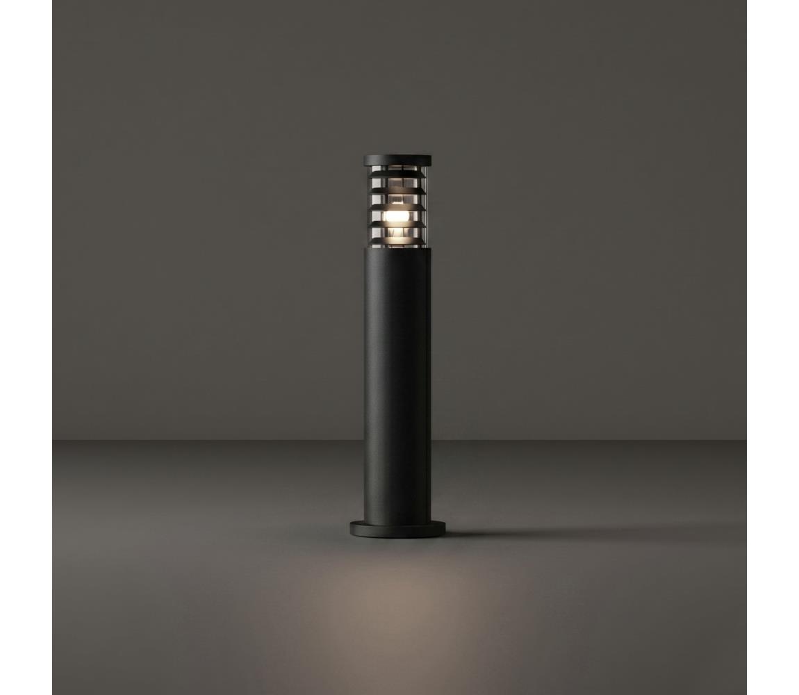 Ideal Lux - Venkovní lampa TRONCO 1xE27/42W/230V 60 cm IP65 černá 4730