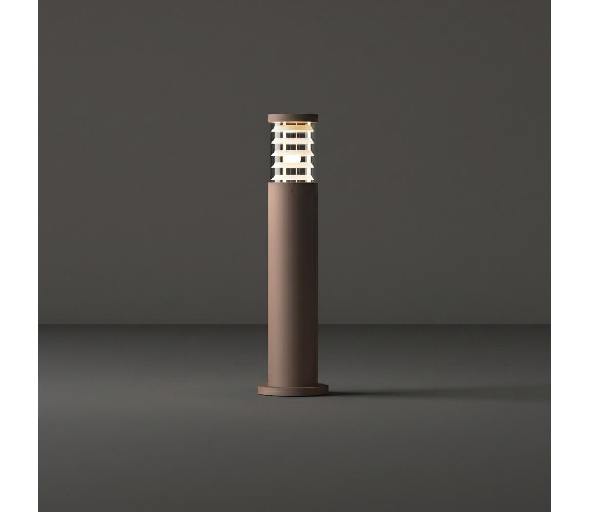 Ideal Lux - Venkovní lampa TRONCO 1xE27/42W/230V 60 cm IP65 hnědá 163758