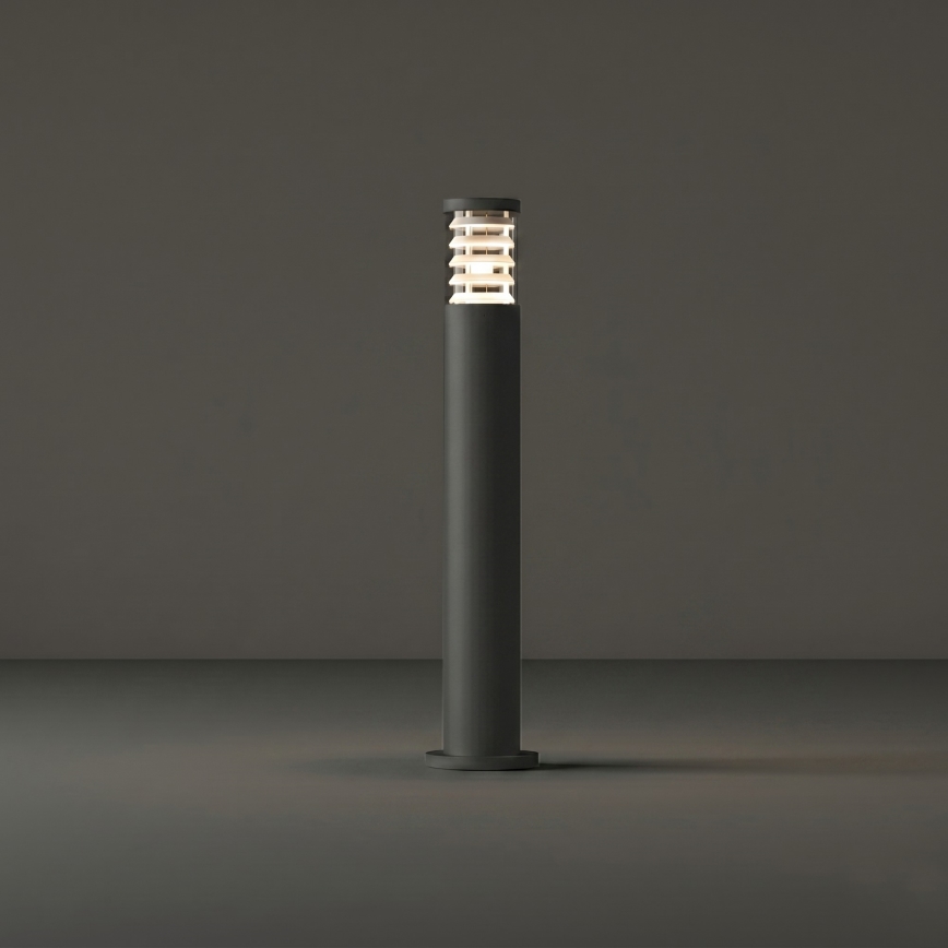 Ideal Lux - Venkovní lampa TRONCO 1xE27/42W/230V 80 cm IP65 antracit