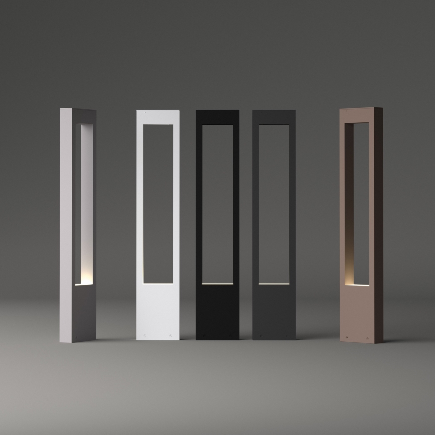Ideal Lux - Venkovní lampa VEGA 1xG9/15W/230V 80 cm IP44 hnědá