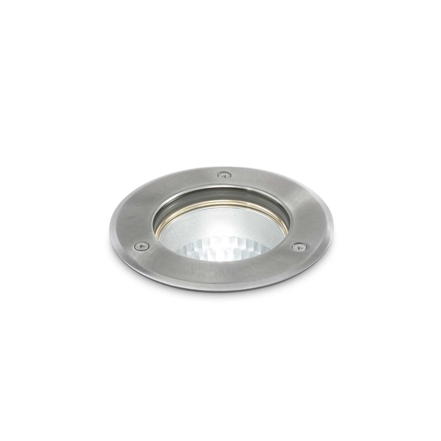 Ideal Lux - Venkovní nájezdové svítidlo PARK 1xE27/60W/230V IP67 matný chrom