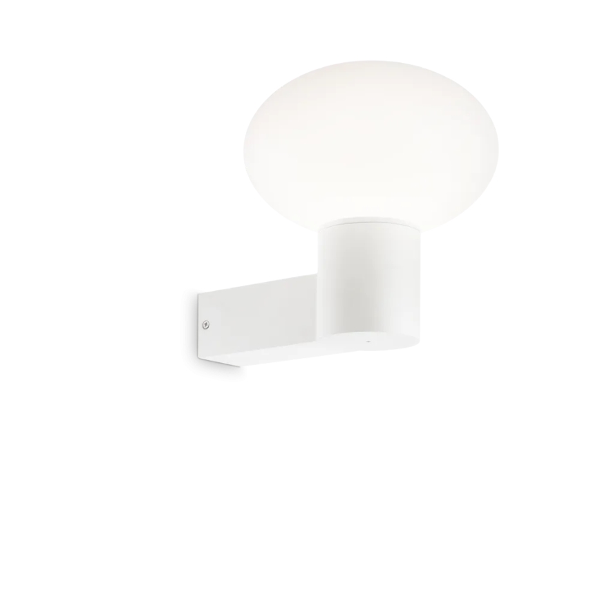 Ideal Lux - Venkovní nástěnná lampa CLIO 1xE27/42W/230V IP44 bílá