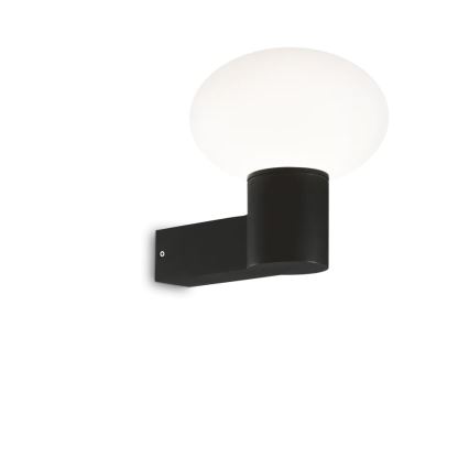 Ideal Lux - Venkovní nástěnná lampa CLIO 1xE27/42W/230V IP44 černá