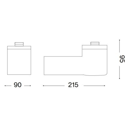 Ideal Lux - Venkovní nástěnná lampa CLIO 1xE27/42W/230V IP44 černá