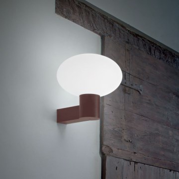 Ideal Lux - Venkovní nástěnná lampa CLIO 1xE27/42W/230V IP44 hnědá