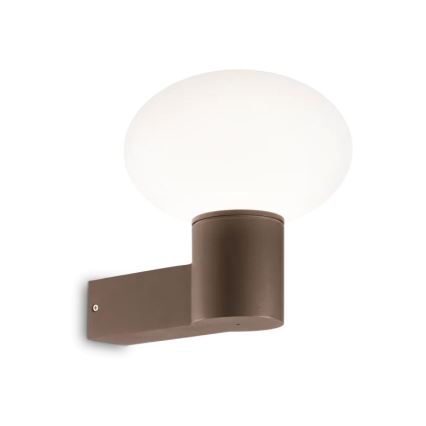 Ideal Lux - Venkovní nástěnná lampa CLIO 1xE27/42W/230V IP44 hnědá