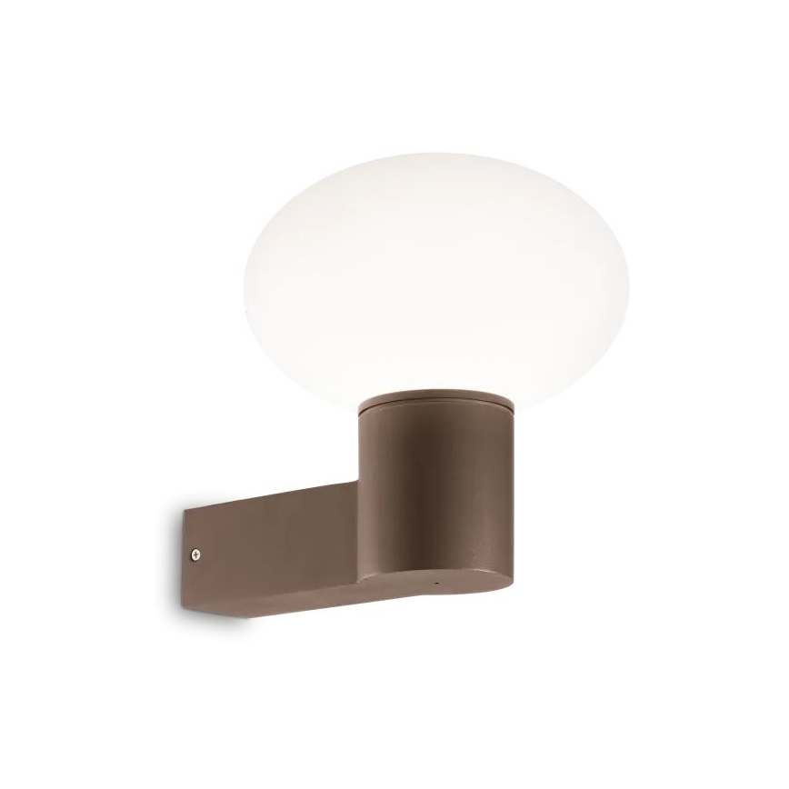 Ideal Lux - Venkovní nástěnná lampa CLIO 1xE27/42W/230V IP44 hnědá