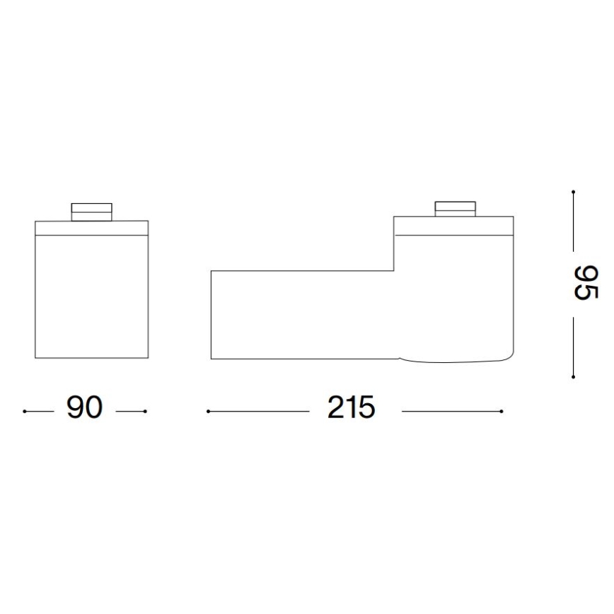 Ideal Lux - Venkovní nástěnná lampa CLIO 1xE27/42W/230V IP44 šedá