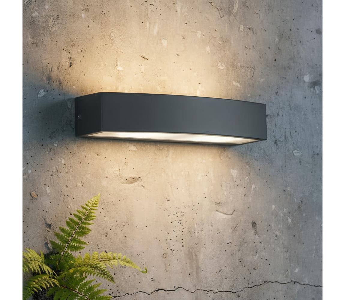 Ideal Lux Ideal Lux - Venkovní nástěnné svítidlo 2xE27/60W/230V černá IP55 ID100371