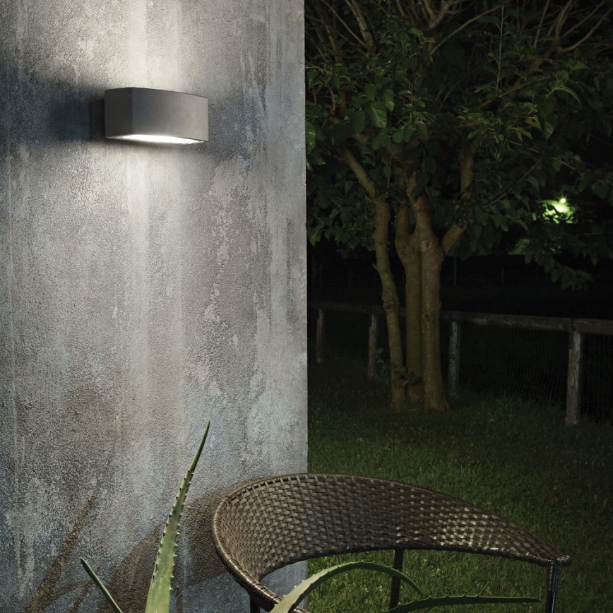 Ideal Lux - Venkovní nástěnné svítidlo ANDROMEDA 1xE27/60W/230V IP55 antracit