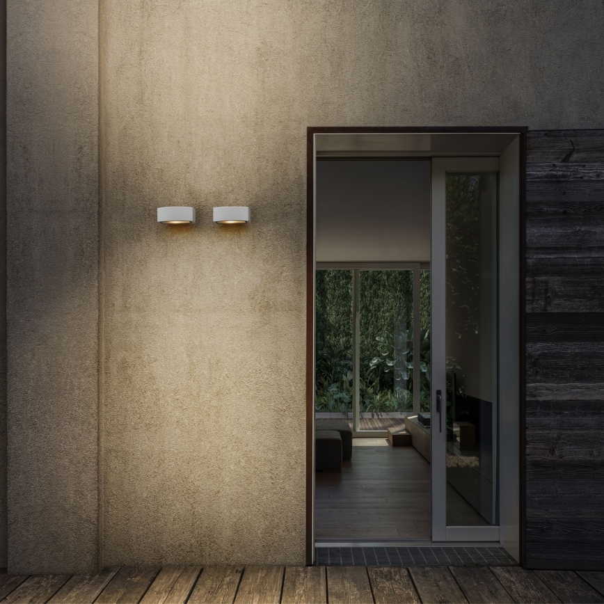 Ideal Lux - Venkovní nástěnné svítidlo ANDROMEDA 1xE27/60W/230V IP55 bílá