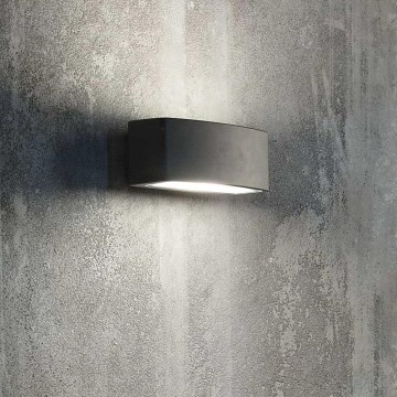 Ideal Lux - Venkovní nástěnné svítidlo ANDROMEDA 1xE27/60W/230V IP55 černá