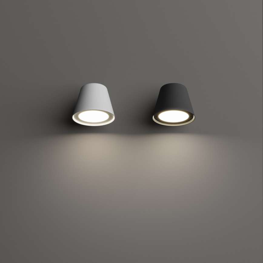 Ideal Lux - Venkovní nástěnné svítidlo GAS 1xGU10/28W/230V IP43 antracit