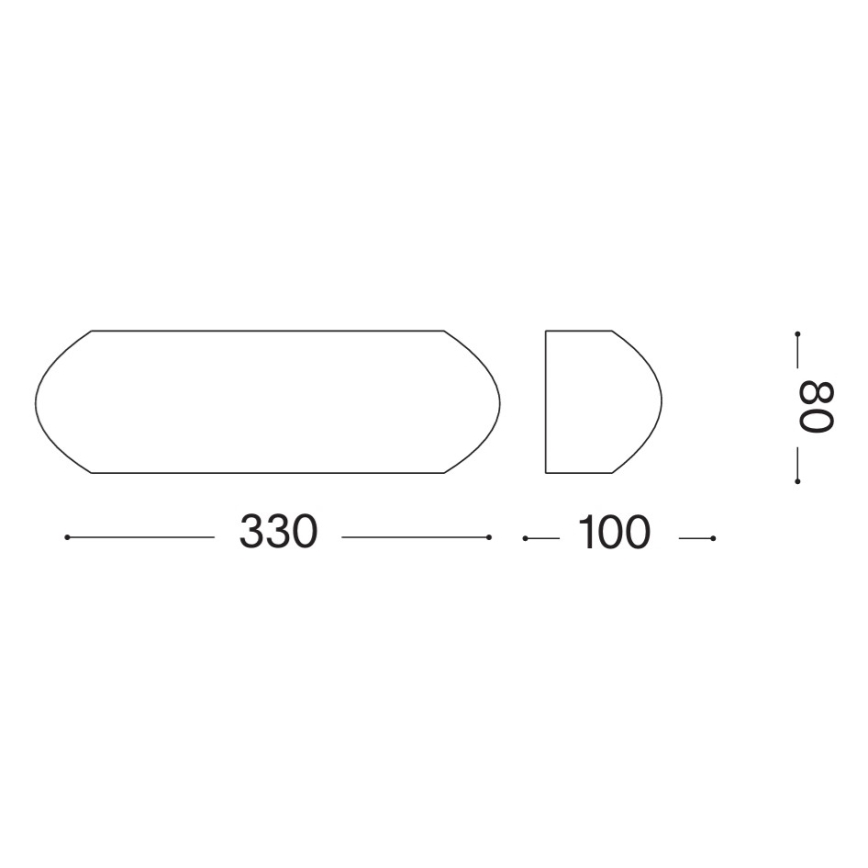 Ideal Lux - Venkovní nástěnné svítidlo GIOVE 1xE27/60W/230V IP54 hnědá