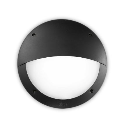 Ideal Lux - Venkovní nástěnné svítidlo LUCIA 1xE27/23W/230V IP66 černá