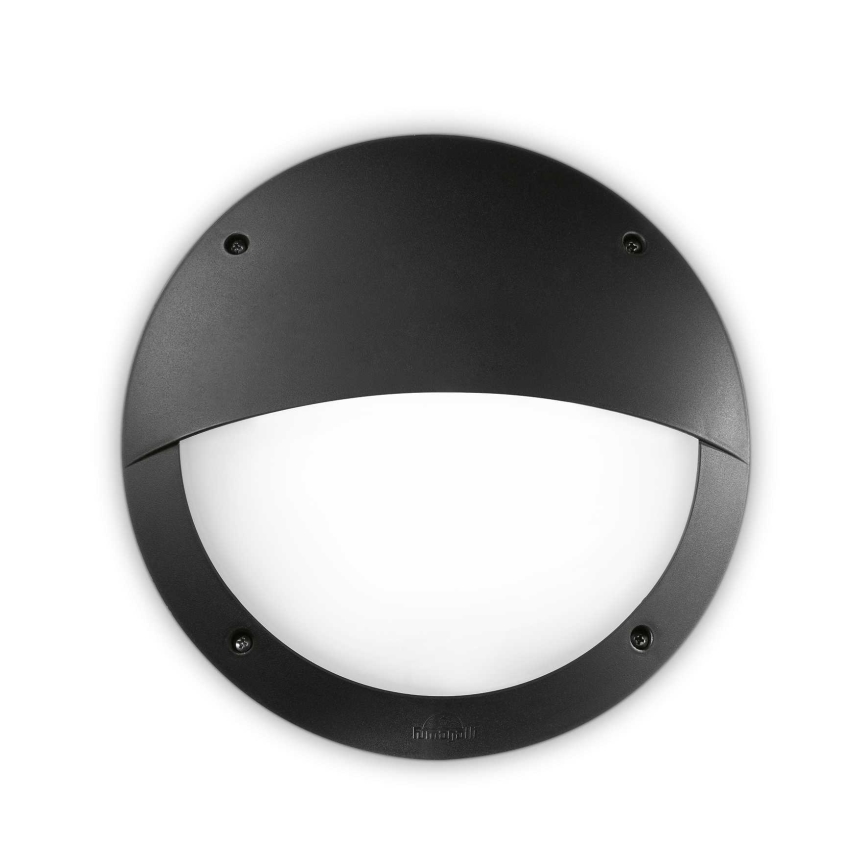 Ideal Lux - Venkovní nástěnné svítidlo LUCIA 1xE27/23W/230V IP66 černá