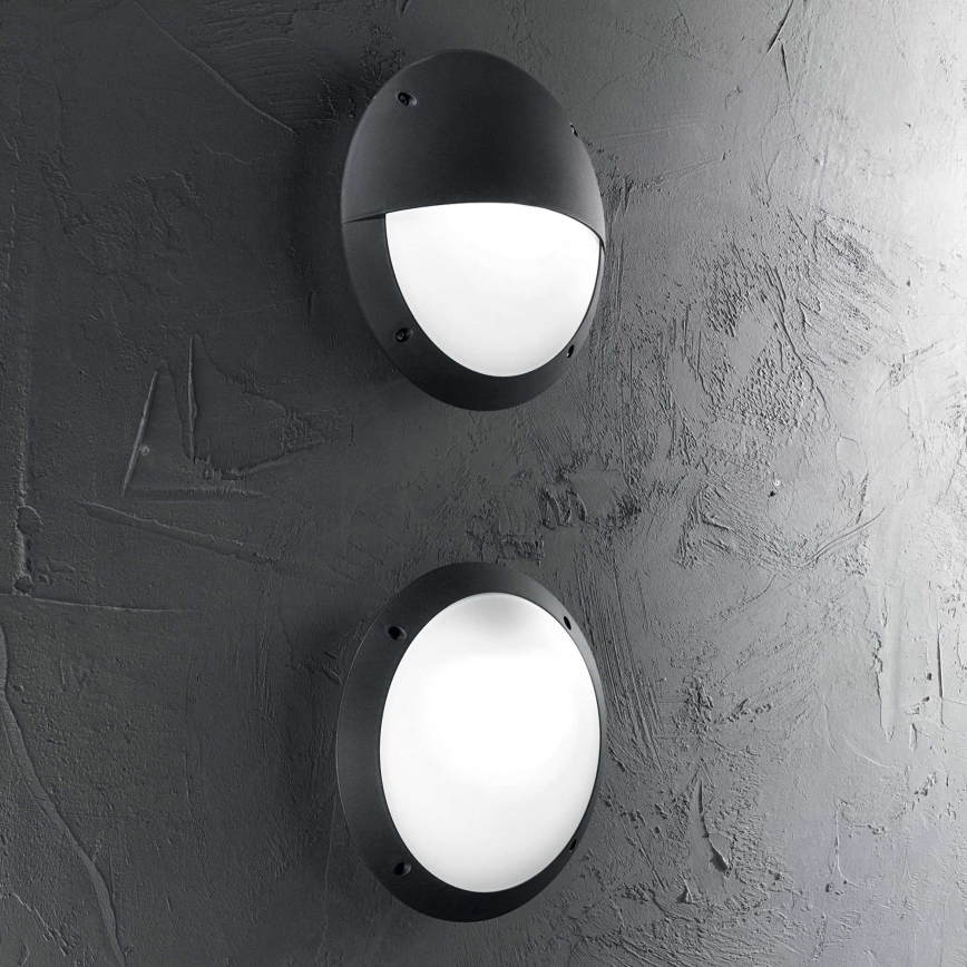 Ideal Lux - Venkovní nástěnné svítidlo LUCIA 1xE27/23W/230V IP66 černá