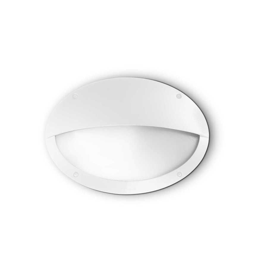 Ideal Lux - Venkovní nástěnné svítidlo POLAR 1xE27/23W/230V IP66 bílá