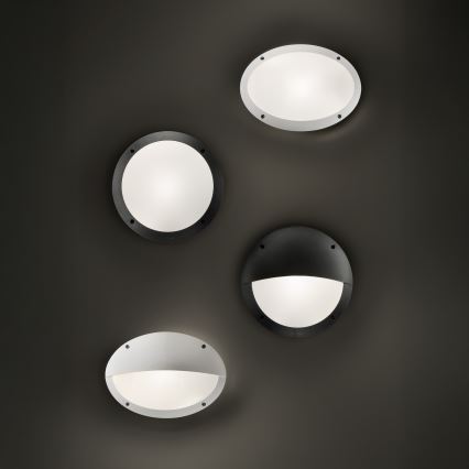 Ideal Lux - Venkovní nástěnné svítidlo POLAR 1xE27/23W/230V IP66 bílá