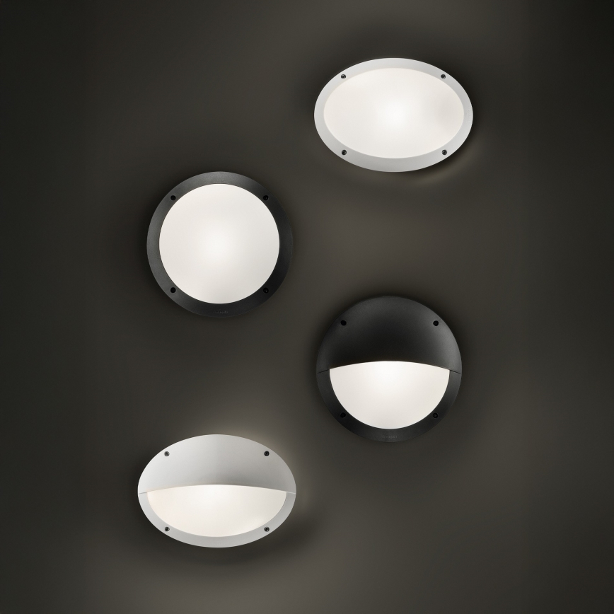 Ideal Lux - Venkovní nástěnné svítidlo POLAR 1xE27/23W/230V IP66 bílá