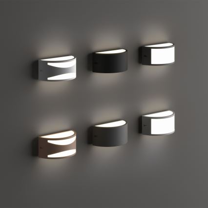 Ideal Lux - Venkovní nástěnné svítidlo REX 1xE27/60W/230V IP44 antracit