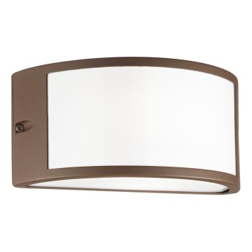 Ideal Lux - Venkovní nástěnné svítidlo REX 1xE27/60W/230V IP44 hnědá
