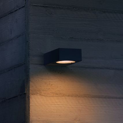 Ideal Lux - Venkovní nástěnné svítidlo SIRIO 1xGX53/9W/230V IP65 hnědá