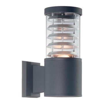 Ideal Lux - Venkovní nástěnné svítidlo TRONCO 1xE27/42W/230V IP44 antracit