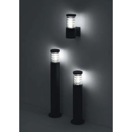 Ideal Lux - Venkovní nástěnné svítidlo TRONCO 1xE27/42W/230V IP44 černá