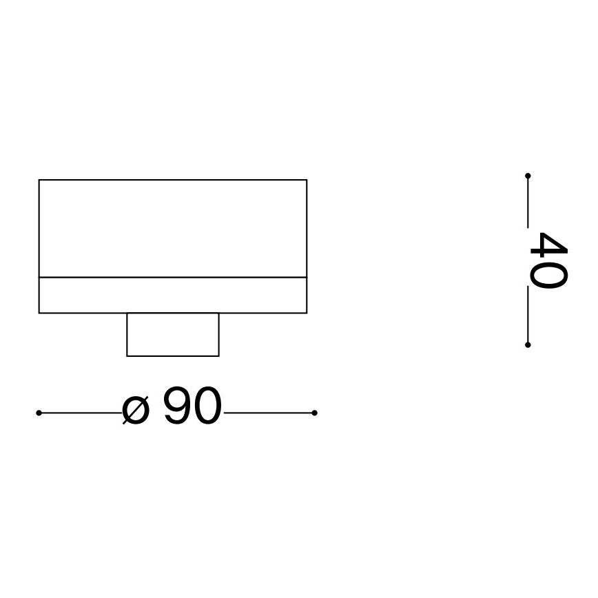 Ideal Lux - Venkovní stropní svítidlo CLIO 1xE27/42W/230V IP44 černá