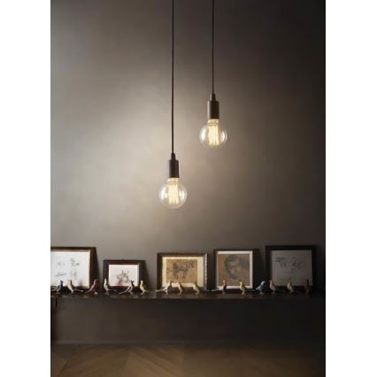 Ideal Lux 113302 - Závěsné svítidlo EDISON 1xE27/42W/230V