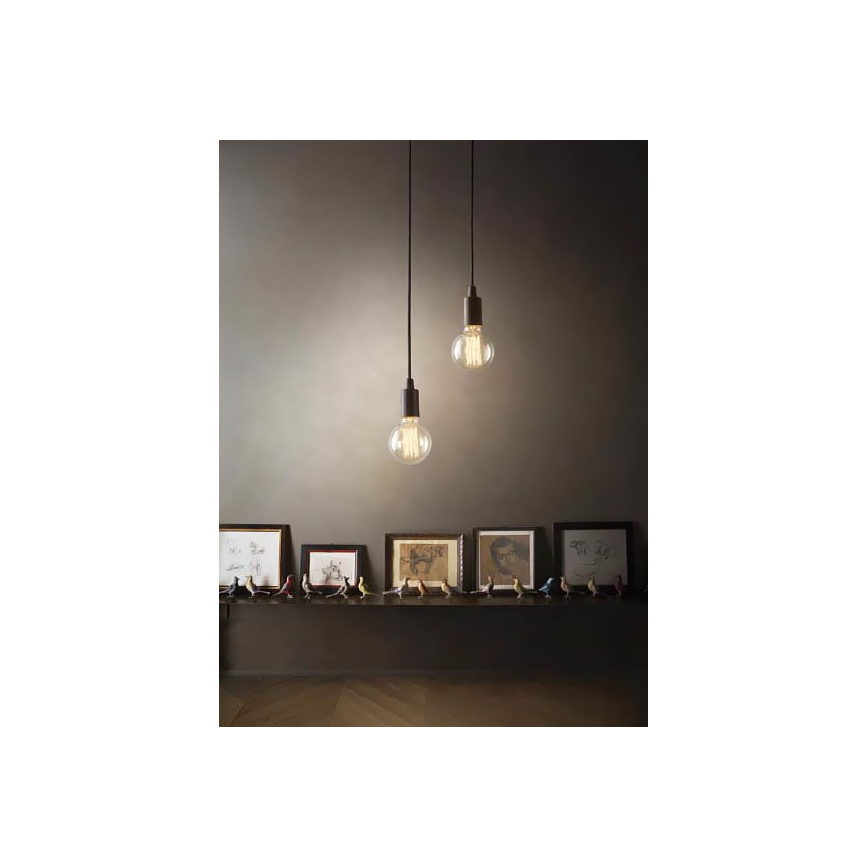 Ideal Lux 113302 - Závěsné svítidlo EDISON 1xE27/42W/230V