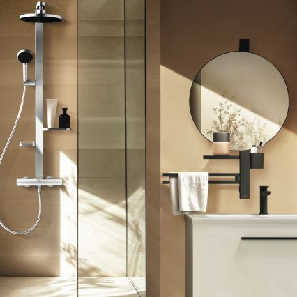 Ideal Standard BD583SI - Sprchová sada s termostatickou baterií CERATHERM ALU+ matný chrom