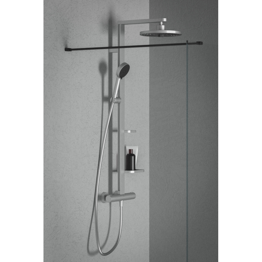 Ideal Standard BD583SI - Sprchová sada s termostatickou baterií CERATHERM ALU+ matný chrom