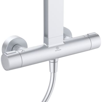 Ideal Standard BD583SI - Sprchová sada s termostatickou baterií CERATHERM ALU+ matný chrom