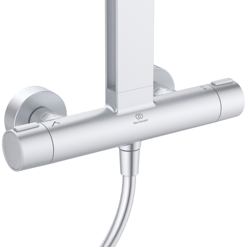 Ideal Standard BD583SI - Sprchová sada s termostatickou baterií CERATHERM ALU+ matný chrom