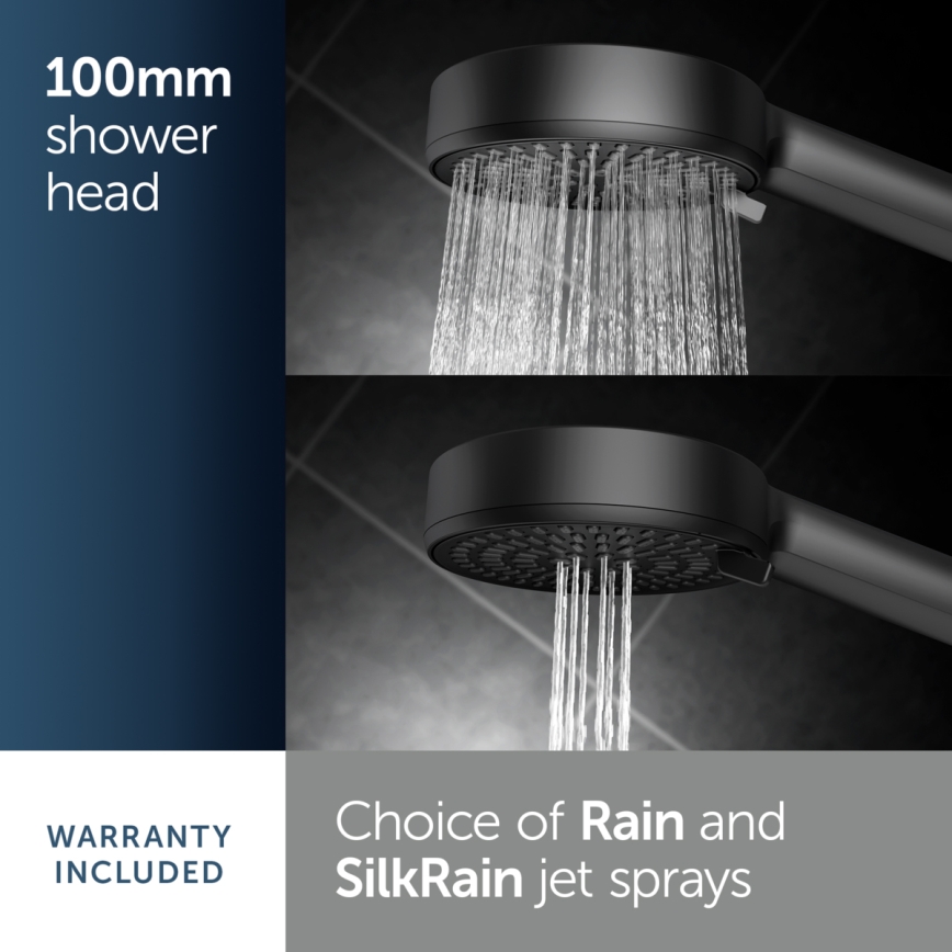 Ideal Standard BD586XG - Sprchová sada IDEALRAIN ALU+ matná černá