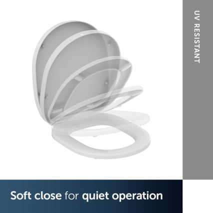 Ideal Standard E712701 - Záchodové prkénko SoftClose CONNECT bílá