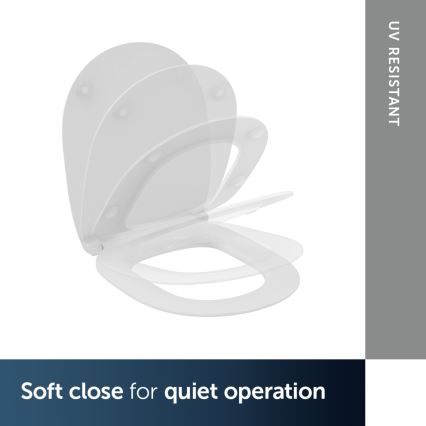 Ideal Standard E772401 - Záchodové prkénko SoftClose CONNECT bílá