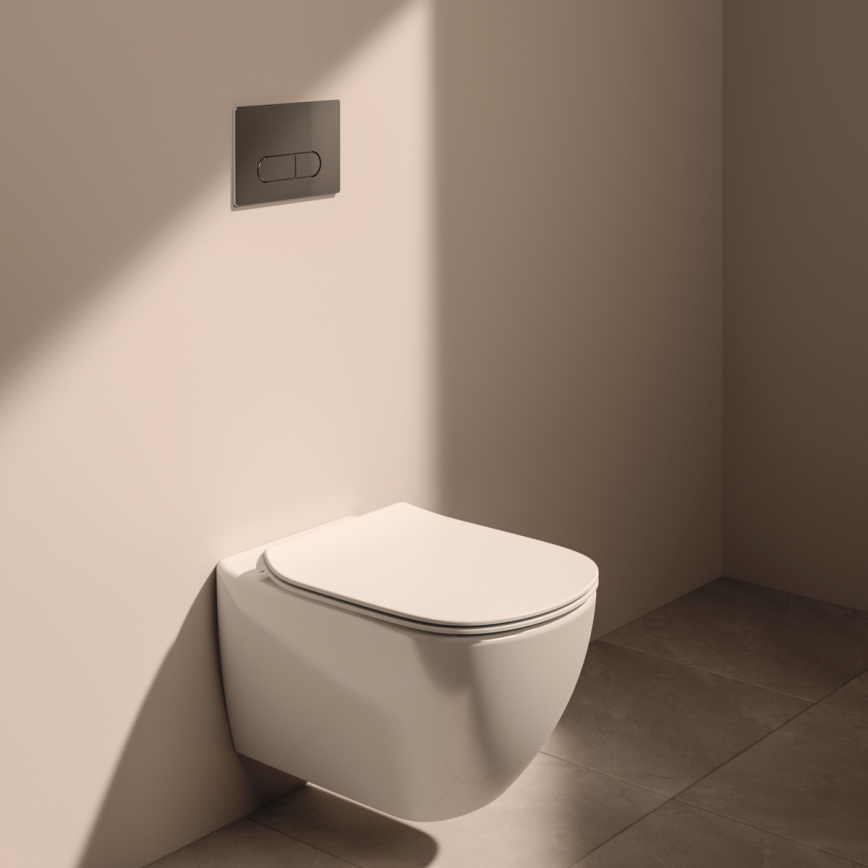 Ideal Standard T354601 - Závěsné WC s prkénkem SoftClose TESI keramika/bílá