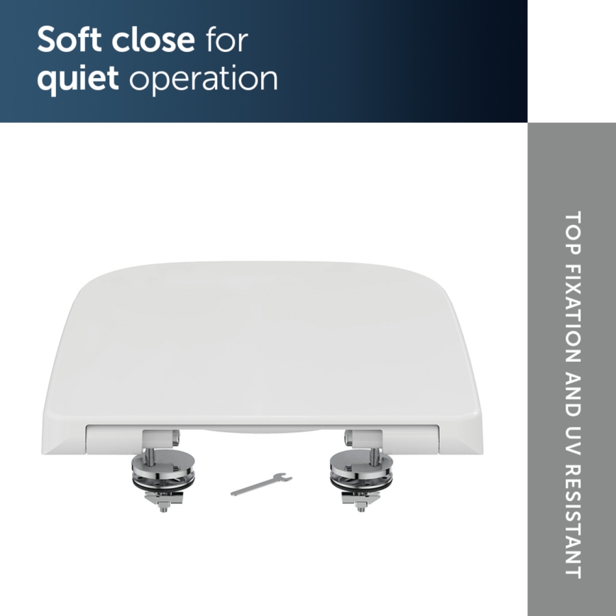 Ideal Standard T468301 - Záchodové prkénko SoftClose I.LIFE B bílá