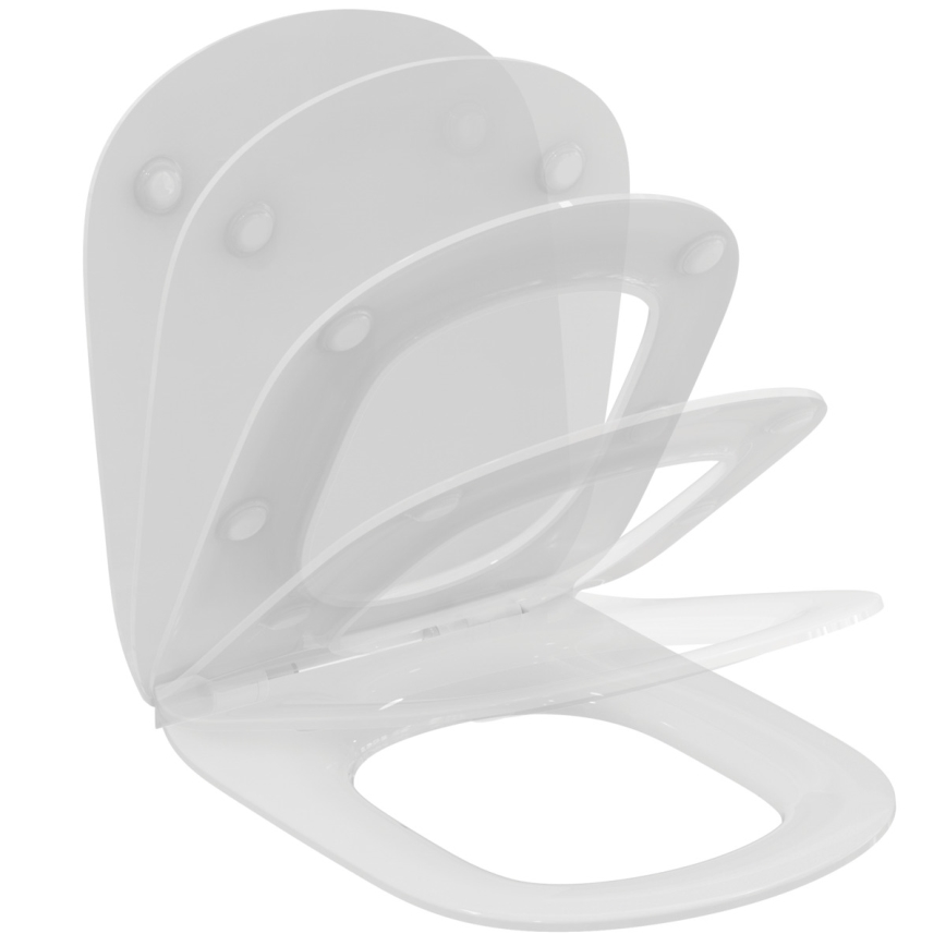 Ideal Standard T552201 - Záchodové prkénko SoftClose TESI bílá