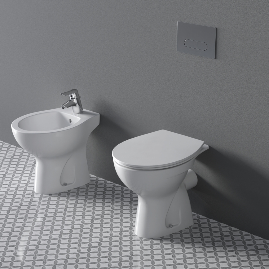 Ideal Standard W333101 - Stojící WC EUROVIT keramika/bílá