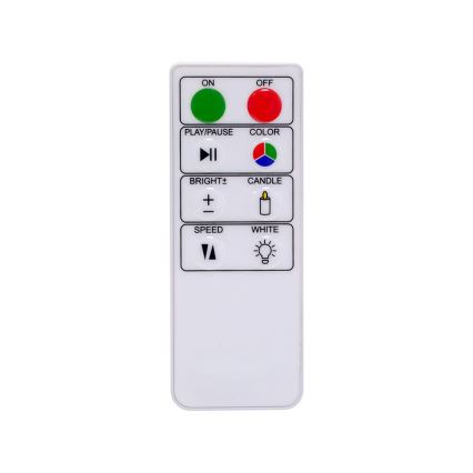 LED Nafukovací taburet s dálkovým ovladačem LED/5V/60cm