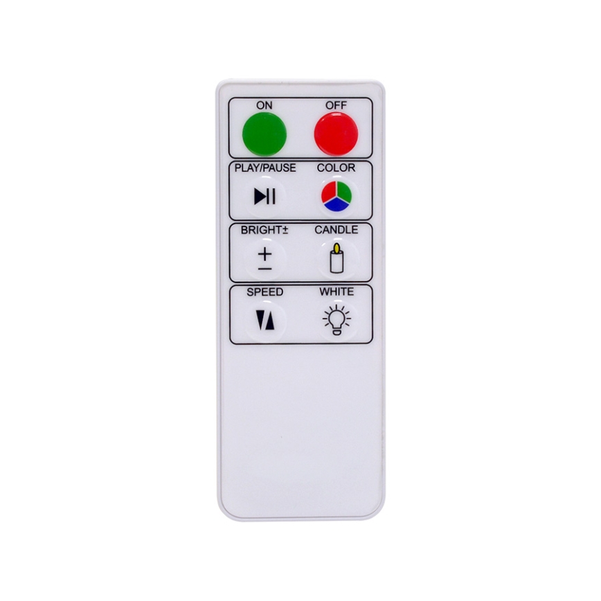 LED Nafukovací taburet s dálkovým ovladačem LED/5V/60cm
