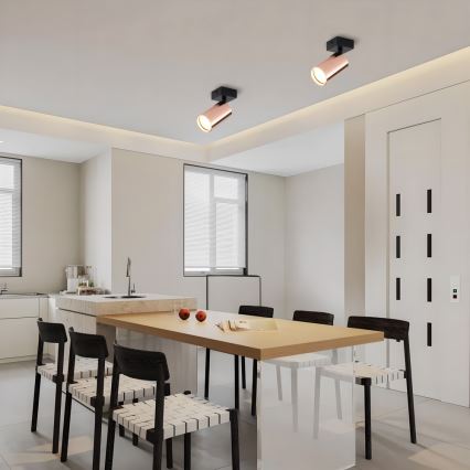 Bodové svítidlo PUNTO 1xGU10/9W/230V rose gold