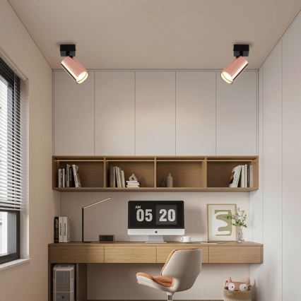 Bodové svítidlo PUNTO 1xGU10/9W/230V rose gold