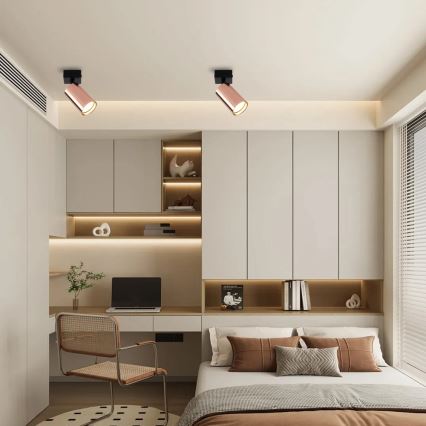Bodové svítidlo PUNTO 1xGU10/9W/230V rose gold